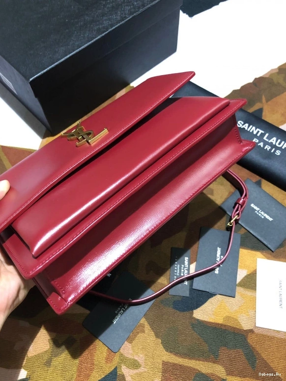 MEDIUM YSL SUNSET IN LEATHER SATCHEL SMOOTH 0716
